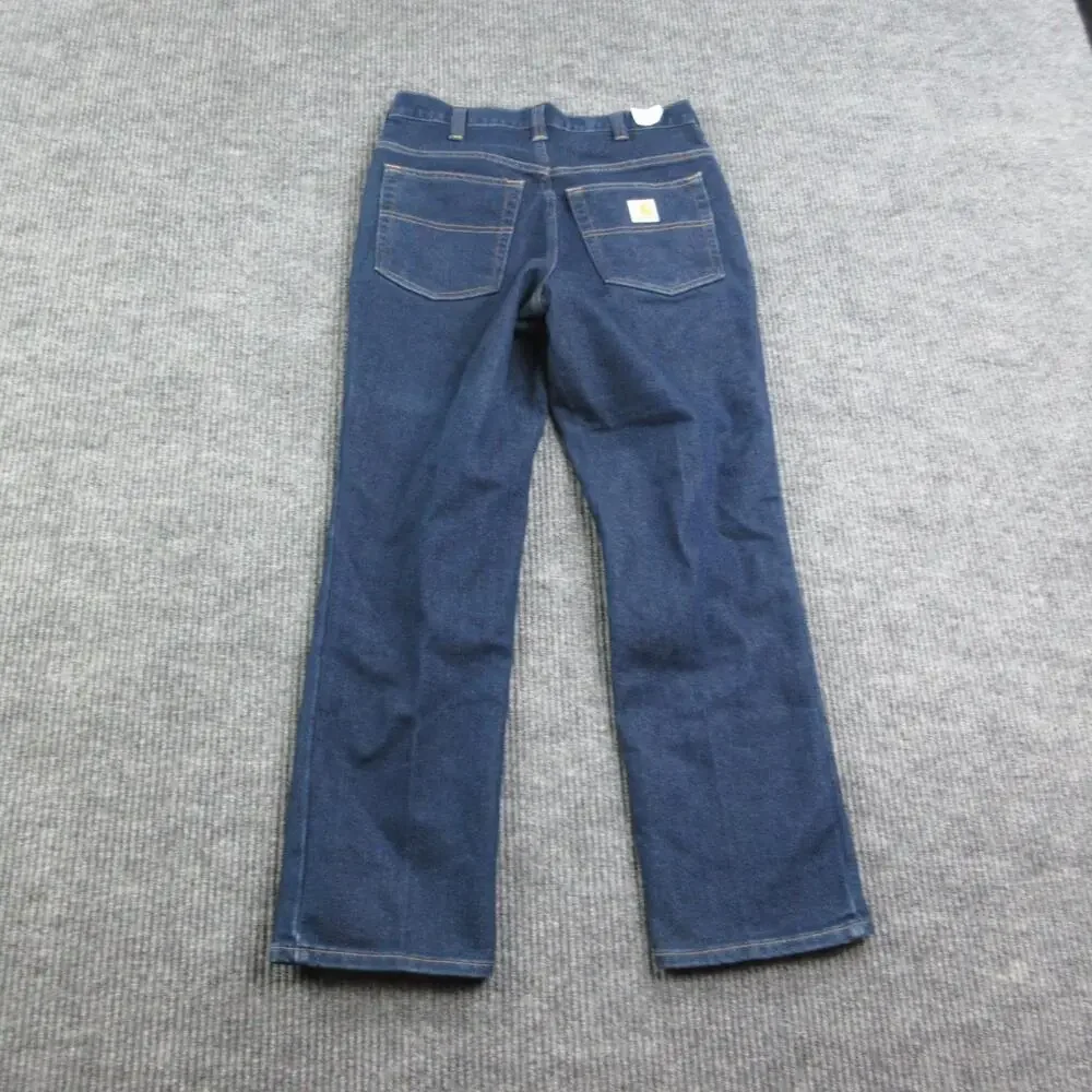 Carhartt Jeans Mens 30x28 Blue Modern Fit Straight Denim Workwear 29x29* NWT